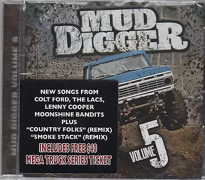 Mud Digger Vol. 5 The LACS  Colt Ford Standard American NEW Moonshine Bandits CD • $13.99