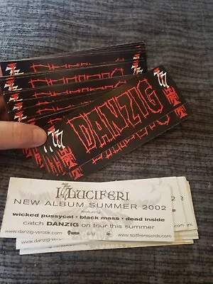 Vintage Danzig I Luciferi Promo 2002 Death Punk Rock Sticker Misfits Rare!!! • $2