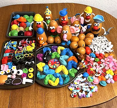 Mr & Mrs. Potato Head Spuds Lot Of 340 Parts Pieces Accessories • $150