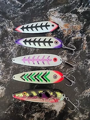 Moonshine Glow Assortment Lot Of 5 Magnum Lures Glow Envelope 2 • $29