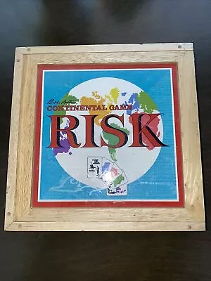 Parker Brothers Risk Nostalgia Series Continental Board Game Wood Box - Complete • $14.99