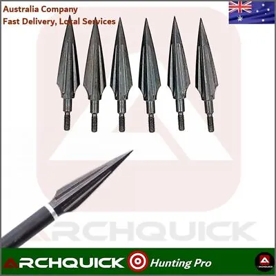 Archery Hunting Broadheads - 2 Blade 125grain Compound Bow Recurve Bow Hunting • $25.95