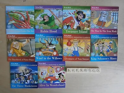 £9.99 • Buy  Childrens  Animated Classics  Robin Hood Alice Etc - 10 Promo Dvds - Unuse 