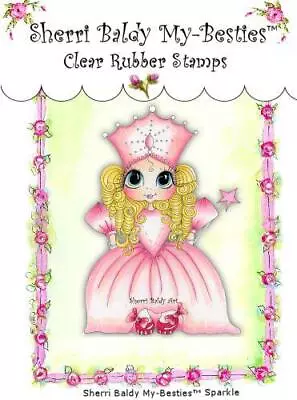New My-Besties Clear Rubber Stamp SPARKLE PRINCESS #19  Cling • $7.79