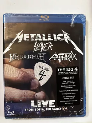 Blu-ray [NEW] Metallica Slayer Megadeth Anthrax Live From Sofia Bulgaria • $119.95