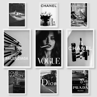 CoCo Fashion Car Designer  Wall Art Poster Print Picture Gift  A3 A4 Black White • £12.99