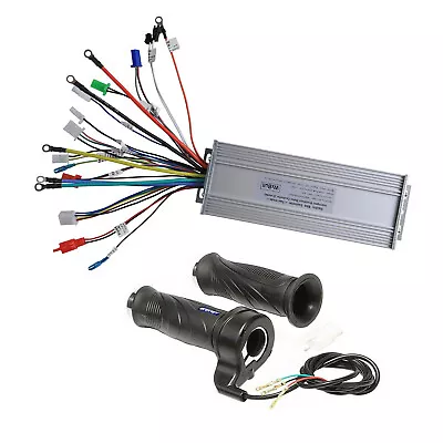 $75.95 • Buy 48V 1000W DC Electric Brushless Motor Controller+ Throttle For E-Bike Scooter 