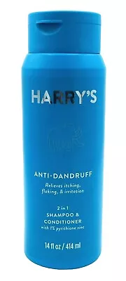 HARRYS Mens Anti-Dandruff 2-in-1 Shampoo & Conditioner 14 Fl Oz • $12.50