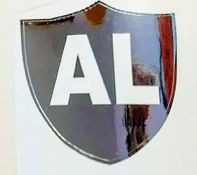 3  CHROME AL DAVIS RIP RAIDERS SHIELD STICKER VINYL Oakland Just Win Baby Window • $6.99