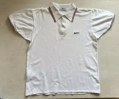 Vtg 1960s Mens Slazenger Sports Poloshirt Shirt • £14.99