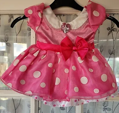 £11.50 • Buy Disney BABY Minnie Mouse Fancy Dress Costume Age  6-12 Months Disneystore