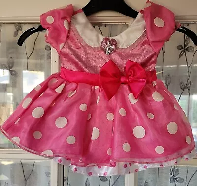 Disney Baby Minnie Mouse Fancy Dress Costume Age  6-12 Months Disneystore • £11.50