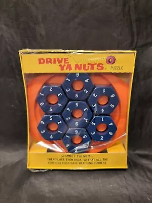 NEW & Sealed DRIVE YA NUTS Puzzle Challenge Game Milton Bradley 1970 Ages 8+ • $18.99