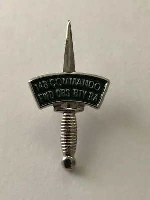 £3.95 • Buy 148 Commando Fwd Obs Bty Royal Artillery Dagger Lapel Pin Or Walking Stick Mount