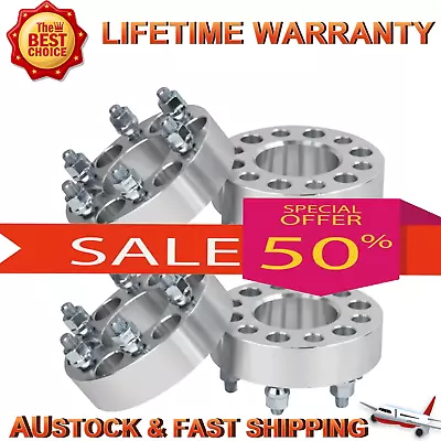 4 PC 6-Studs 38mm Wheel Spacers Fit Nissan Navara D40 6x114.3 12X1.25 Aluminum • $147.20