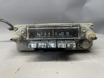 1963-1964 Mercury Marauder Park Lane Monterey AM Dash Radio Montclair Trim Push • $124.22