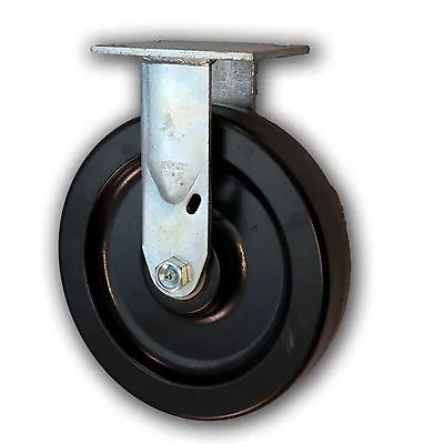 8  X 2  Heavy Duty Rigid Caster W/ Phenolic Wheel 1250#  • $22