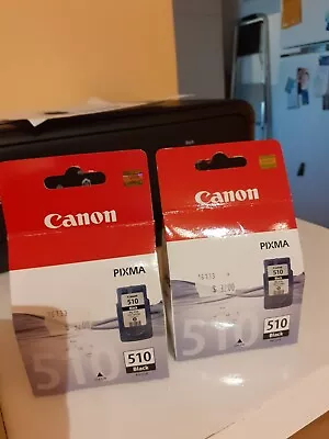 2 Canon PG-510 & CL-511 Black Ink Cartridge Twin Pack Combo BRAND NEW UNOPENED  • $39.53