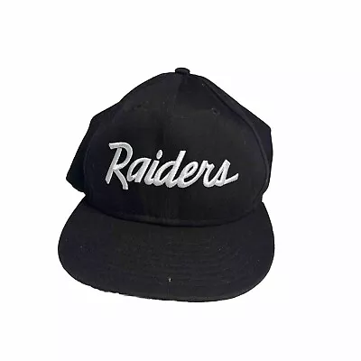 Vintage OAKLAND RAIDERS NFL New Era NWA 9FIFTY Adjustable SnapBack Hat OSFA • $4.99