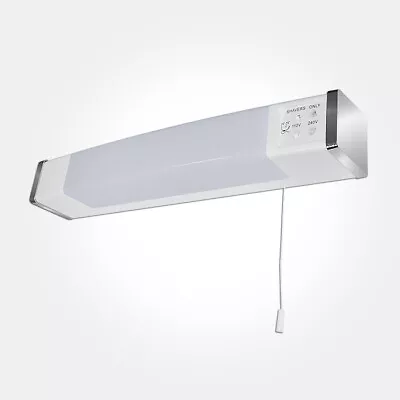 £39.95 • Buy Eterna Bathroom Shaver Light & Dual Voltage Socket LED Low Energy IP44 LEDSH44