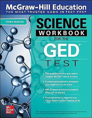 McGraw-Hill Education Science Workbook For The GED Test Paperback By McGraw-... • $14.24