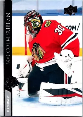 2020-21 Upper Deck Malcolm Subban #296 Chicago Blackhawks • $0.99