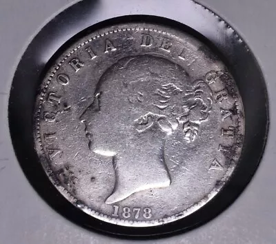 1878 Victoria Half-Crown ~ British Silver Coin ~ Collectable Grade ~ *K527 • $20