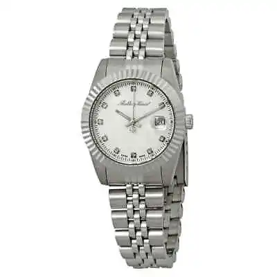 Mathey-Tissot Mathey III Quartz Crystal Silver Dial Ladies Watch D810AI • $83.98