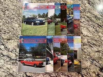 Vintage Mustang Times Magazine 1995 11 Issues Original Cover Protectors • $25