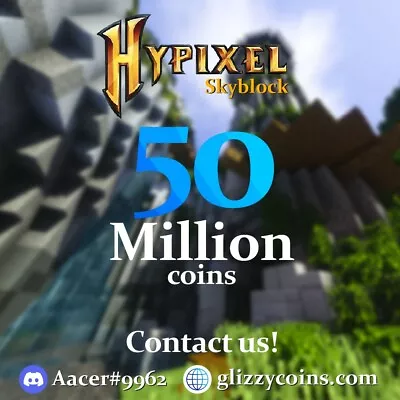 50 Million Coins | Hypixel Skyblock | Safe&No Bans | Trusted Seller 💰  • $14.90