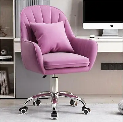 $116.39 • Buy Velvet Office Chair Fabric Computer Chairs Work Study Desk Chair Swivel Armchair