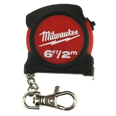 Milwaukee 48-22-5506 6 Foot / 2 Meter Keychain Tape Measure • $6.24