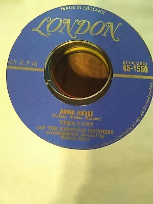 Vera Lynn Addio Amore ~ 1955 London 45 • $3.77