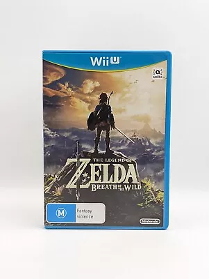 The Legend Of Zelda Breath Of The Wild Nintendo Wii U Game Mint Disc PAL AUS  • $79.95