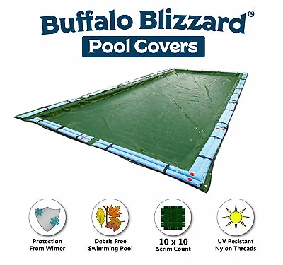 Buffalo Blizzard Swimming Pool Supreme Winter Cover W/ Leaf Net - (Choose Size) • $193.94