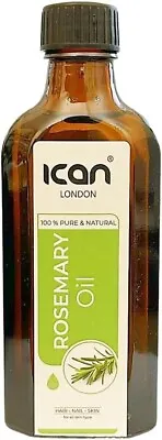 Ican Rosemary Oil 100ml For Hair Growth And Skin Treat Dry Damaged Hair (UK) • £6.49