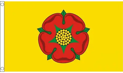 £5.49 • Buy 3ft X 2ft (90cm X 60cm) New Lancashire Rose Yellow County Polyester Banner Flag
