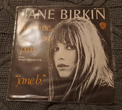 Serge Gainsbourg & Jane Birkin-je T'aime..moi Non Plus 7  Wb 16 447 Re 1979 Vg+! • £3.99