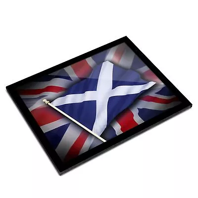 A3 Glass Frame - Scotland Scottish Flag Union Jack Art Gift #15606 • £39.99