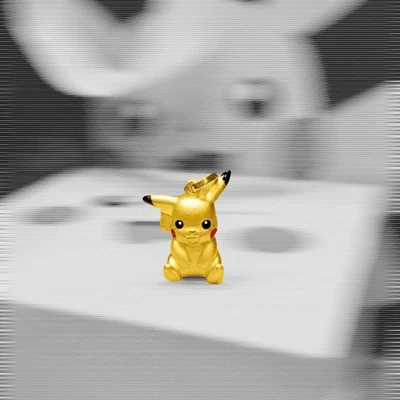 £19.99 • Buy Pokemon Pikachu Necklace 925 Silver Gold Plated (45cm/18 ) 💞 5 For Free UK P&P