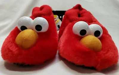 Sesame Street Unisex Child Elmo Puppet Slippers Toddler Size L(9-10)/ New • $8.40