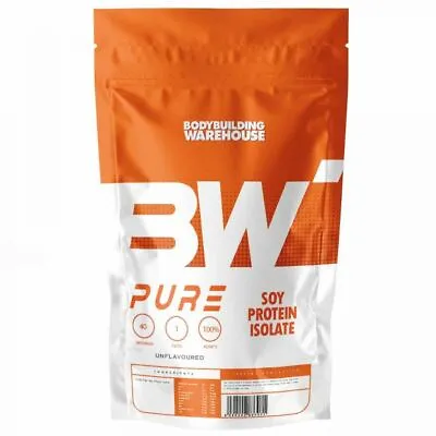 BBW Pure Soy Protein Isolate 90% - 1kg Powder - Alternative To Whey Protein • £10.49