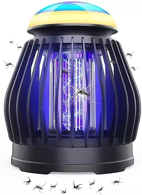 Electric Insect Bug Zapper Light UV Mosquito Killer Pest Catcher Lamp Fly Indoor • £8.95