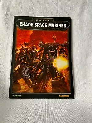 Warhammer 40000 Codex Chaos Space Marines 2002 3rd Edition Games Workshop Book • £20