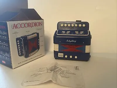 Schylling Little Red Accordion Child's Musical Instrument Toy With Box 2000 • $25