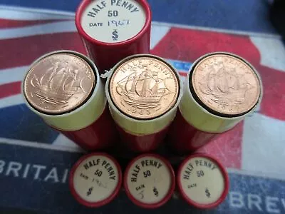 Uk Qeii Bunc Half Penny From Tubes From Royal Mint Various Year Choose Yours • £4.99