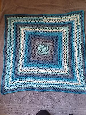 Handmade Crocheted Blanket • £10