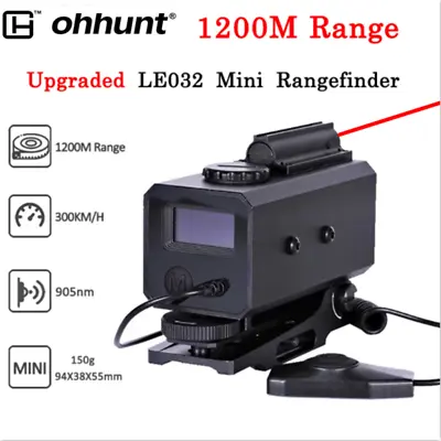 Ohhunt 700m Mini Range Finder Hunting Waterproof Laser Rangefinder Angle Speed • $227.29