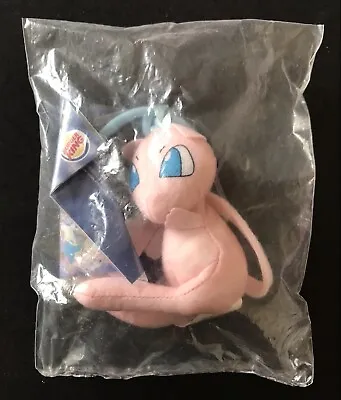 Mew Burger King Plush Keyring BK Pokemon World 2000 Legendary SEALED NEW • £17.45