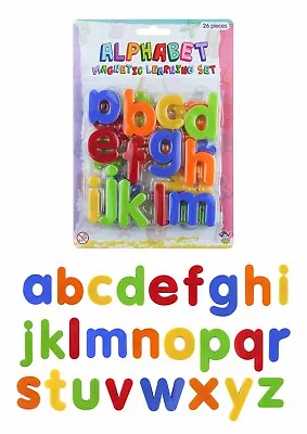 26 Alphabet Magnetic Letters Educational Fridge Magnets Play School Nursery • £2.99